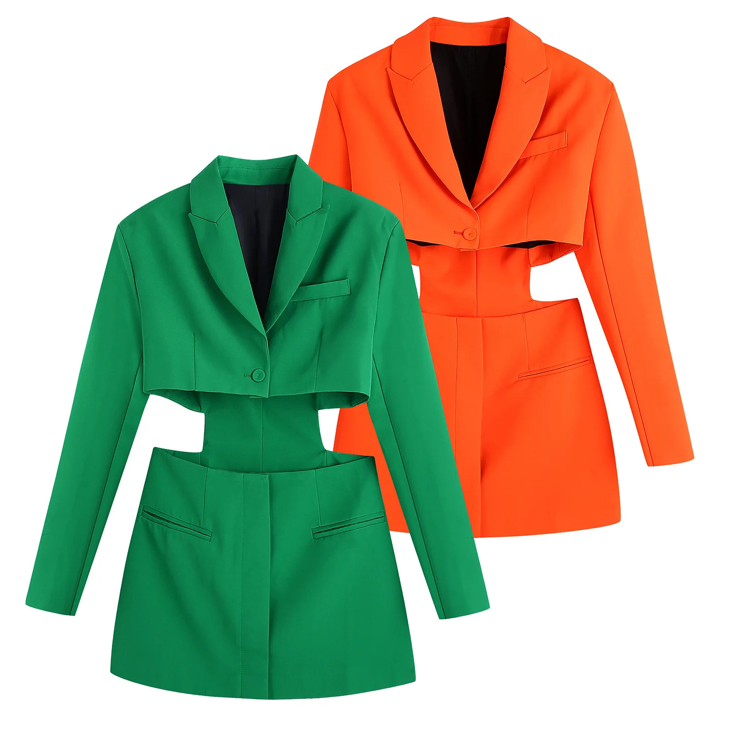 

Za 2022 Spring And Summer Y2k Women's New Open Design Dress Suit Jacket
