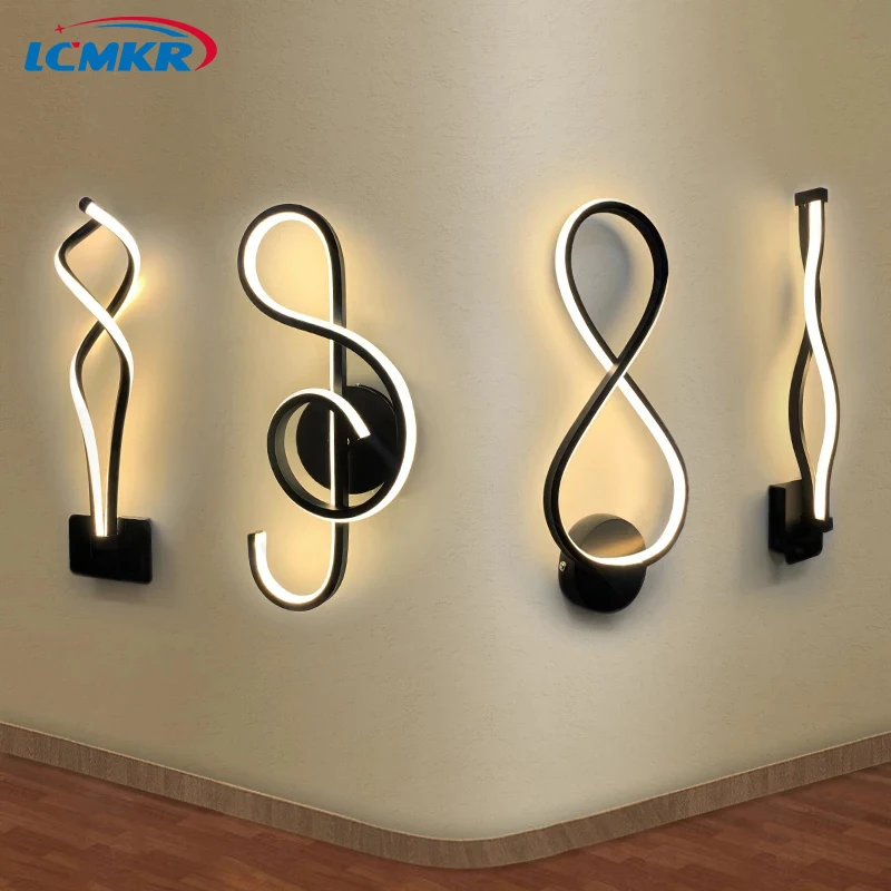 

Современная акриловая светодиодный енная светодиодная лампа, комнатное бра для спальни, коридора, лестницы, теплый белый/холодный белый свет