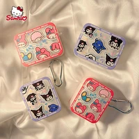 sanrio kuromi melody for airpods 1 2 airpods pro case cover apple wireless bluetooth headset soft case anti drop case cover