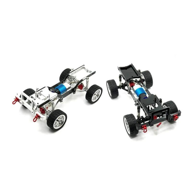 

2 шт. для MN D90 MN-90 MN99S 1/12 RC Car Собранный металлический каркас шасси ось коробка передач тяга набор обновленных деталей, 1 & 2