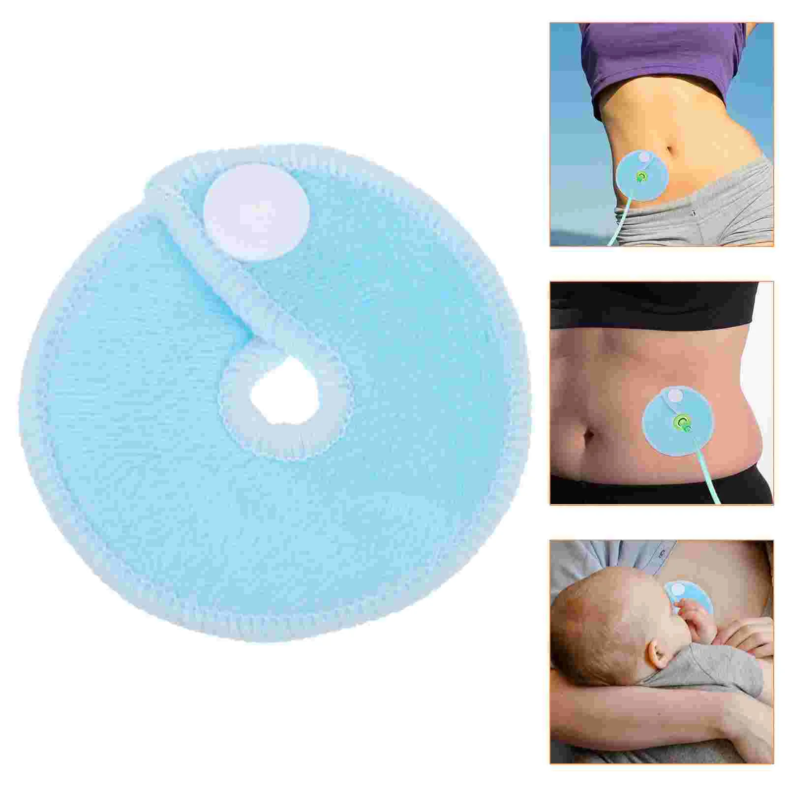 

28 Pcs G Tube Pad Cannula Pads Pipe Protectors Supports Fiber Wraps Cover Bamboo Mats Mother