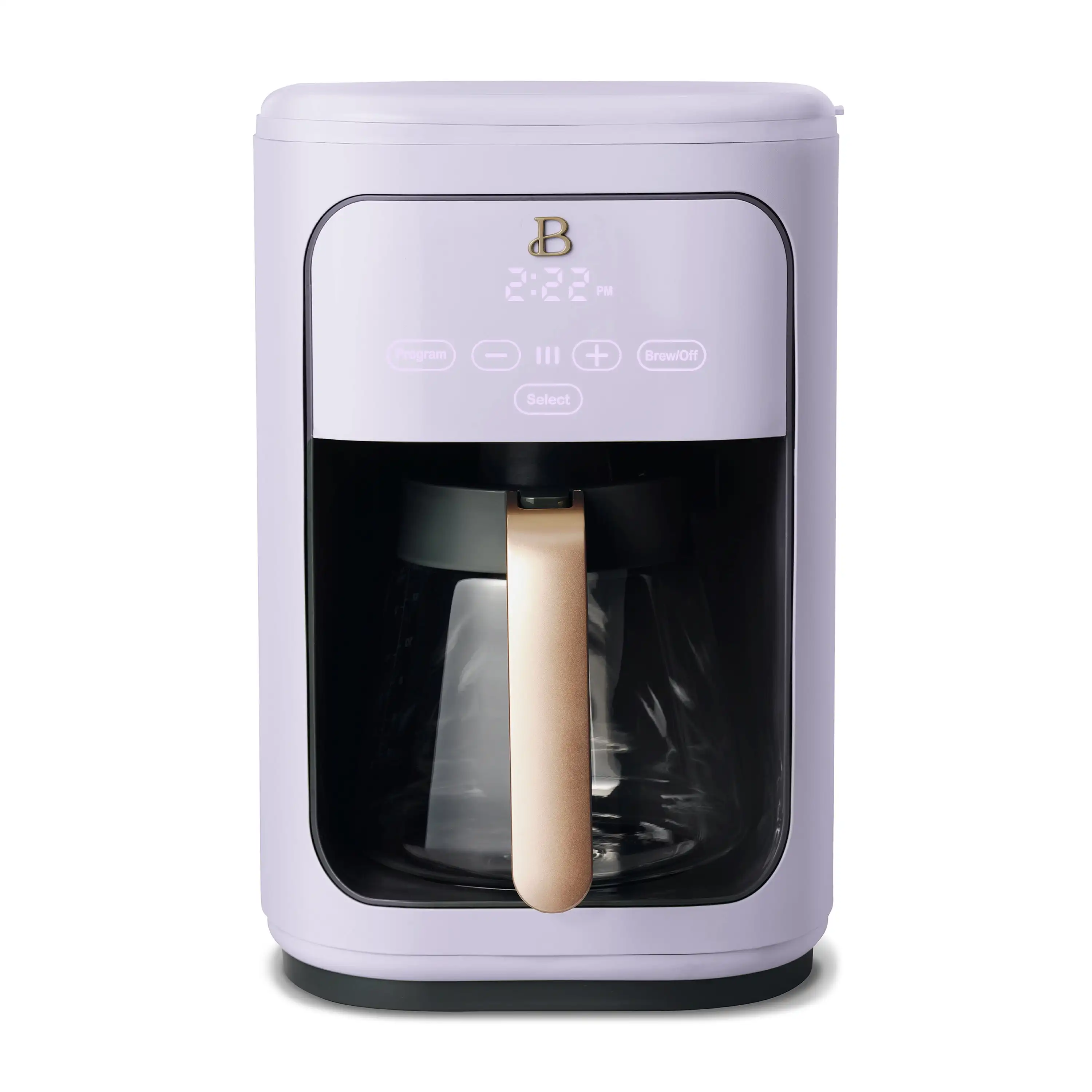 

Beautiful 14 Cup Programmable Touchscreen Coffee Maker, Lavender by Drew Barrymore