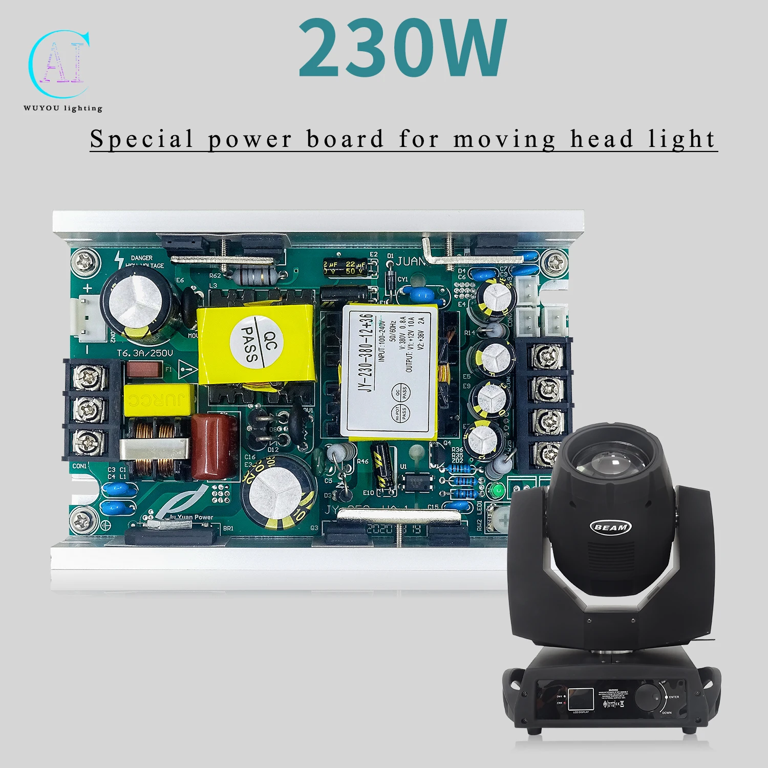 

Beam 7R 230W Moving Head Light Power Supply Board 380V 24V 28v 36v 12V Beam 230W 7R Lighting Constant Volt Switch Power Source