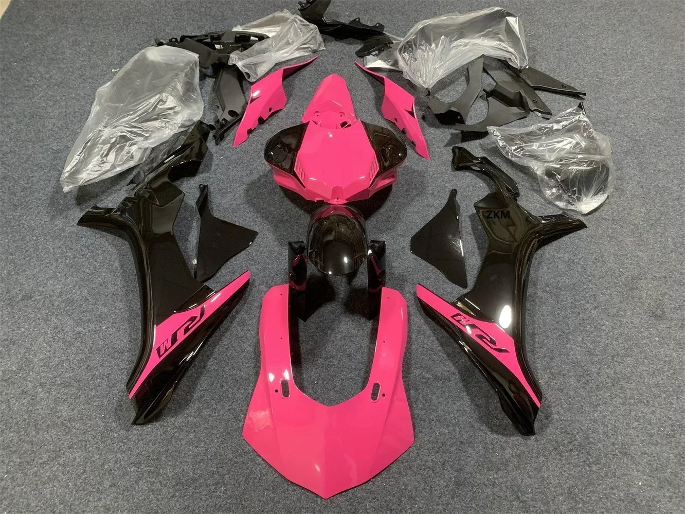 Обтекатель всего тела мотоцикла подходит для Yamaha R1 15-19 лет YZF1000 2015 2016 2017-2019 черный