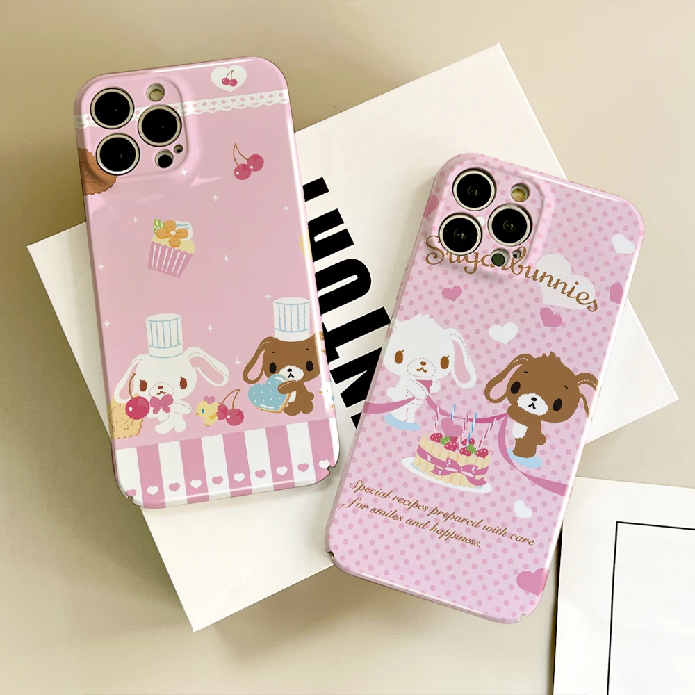 Чехол для телефона MINISO SUGARBUNNIES Samsung S21Fe S23 22 Ultra Plus A 04E 33 5G HD в твердом переплете с