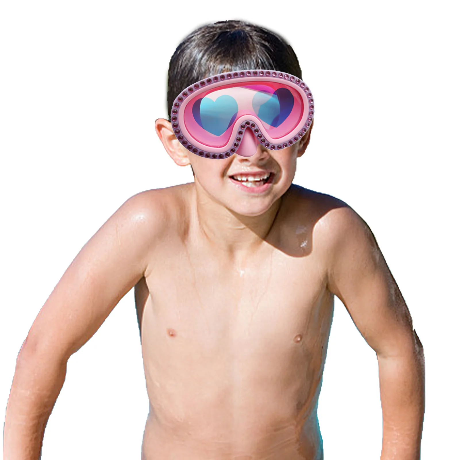 

Kids Goggles For Swimming Waterproof Kids Swim Goggles Anti-Fog Clear View Kids Swim Goggles For Swimming Water Park