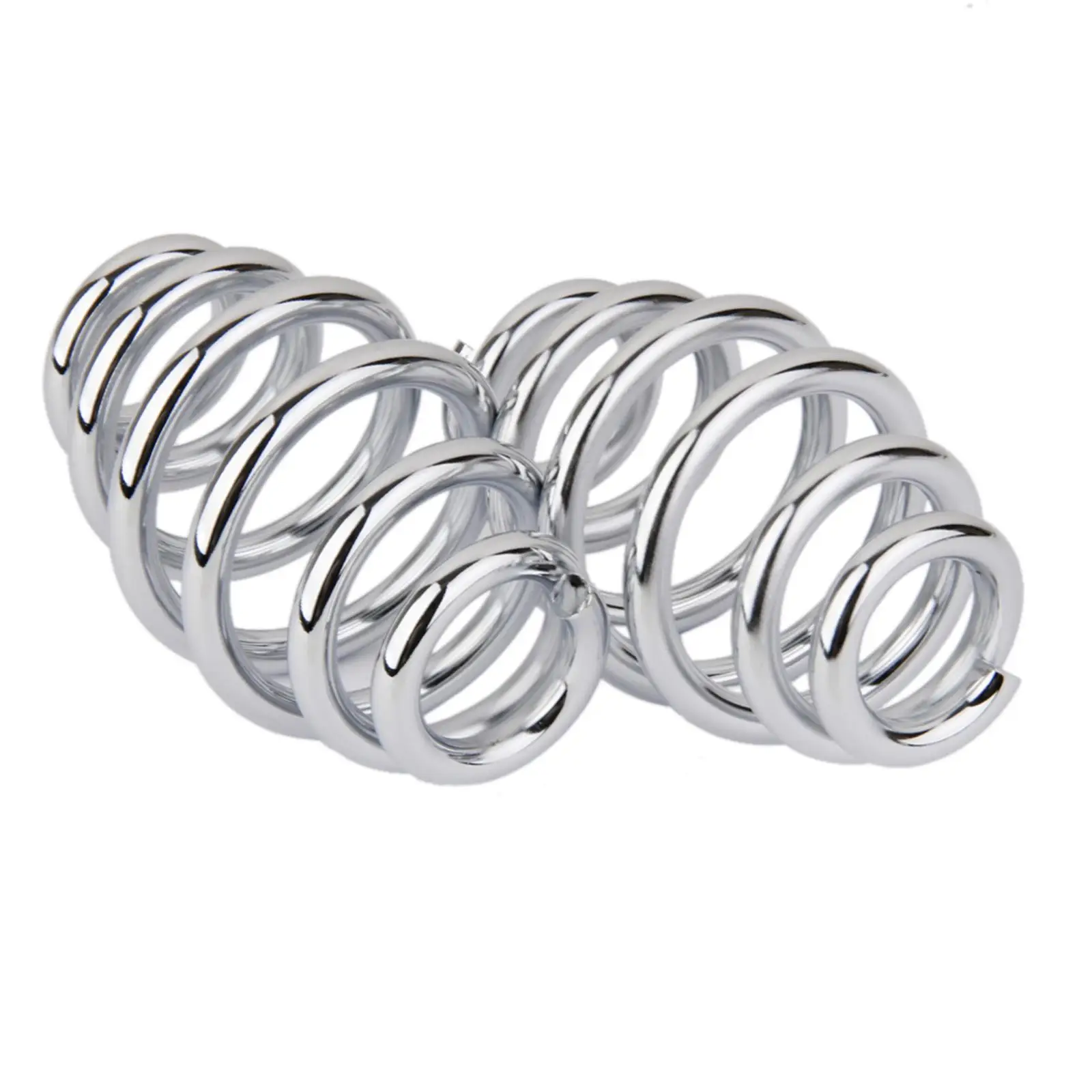 

3 Inch Chrome Coiled Seat Springs for Chopper Bobber Motorcycle