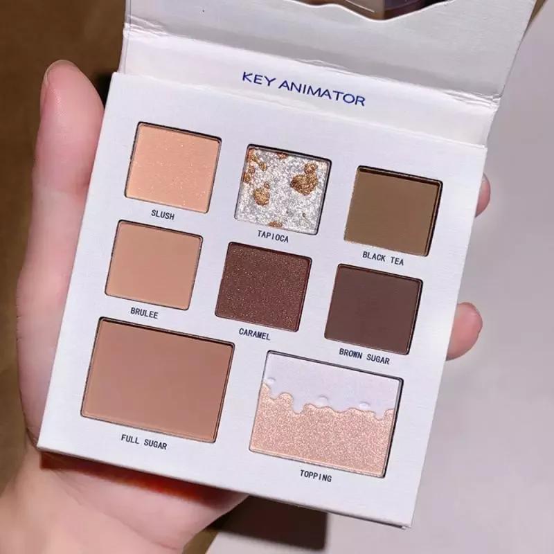 

NEW2023 8 Colors Matte Glitter Color Milk Tea Eye Brush Shadow Long Palette Cosmetics Eye With Lasting Palette Shadow Cosmetics