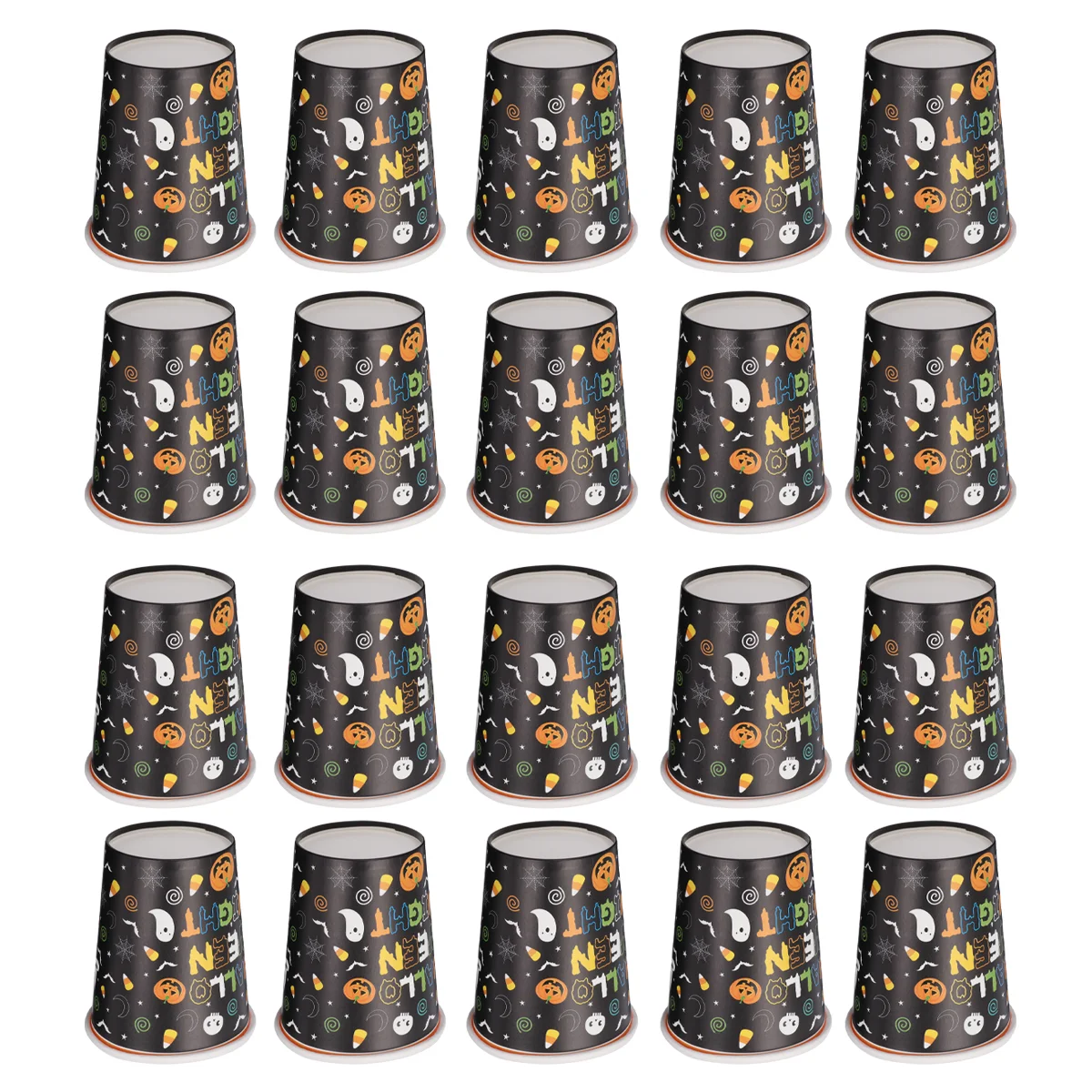 

2 Set 48 Pumpkin Witch Pattern Helpful Premium Convenient Drinking Useful Longlasting Paper Cups for