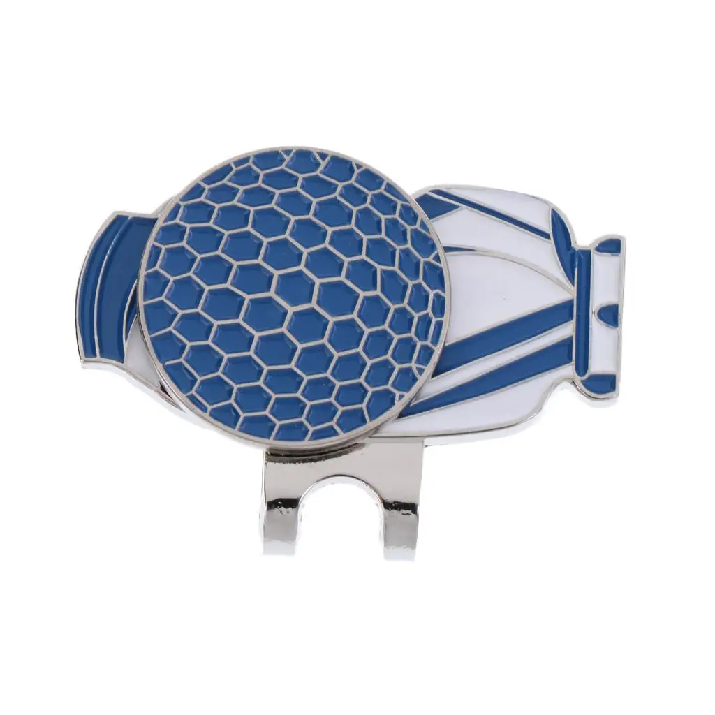 

New Lightweight Alloy Golf Bag Pattern Golf Ball Marker with