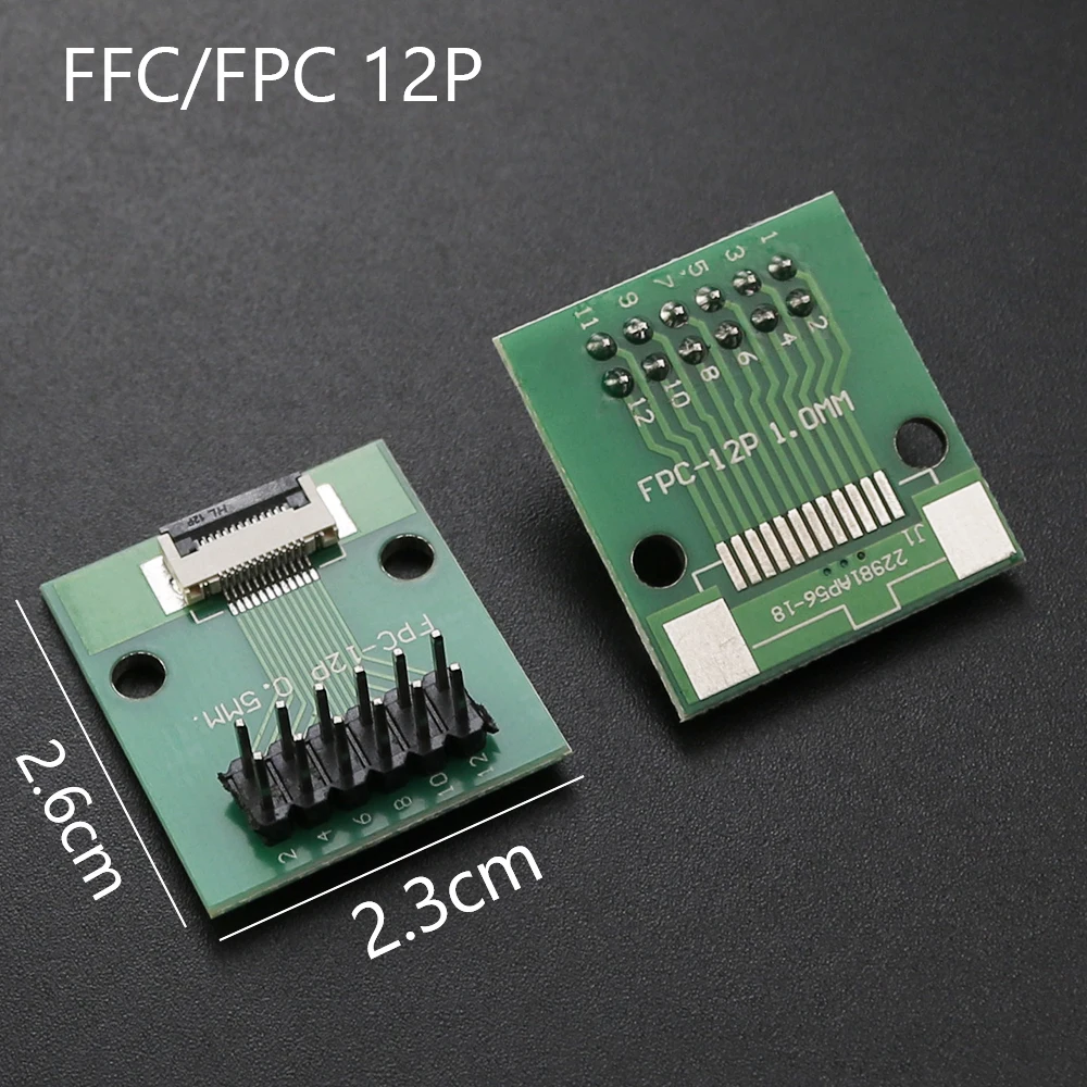 1 шт. гибкая кабельная плата адаптера FPC FFC 0 5 мм коннектор шага 6P 8P 10P 12P 20P 24P 26P 30P 40P