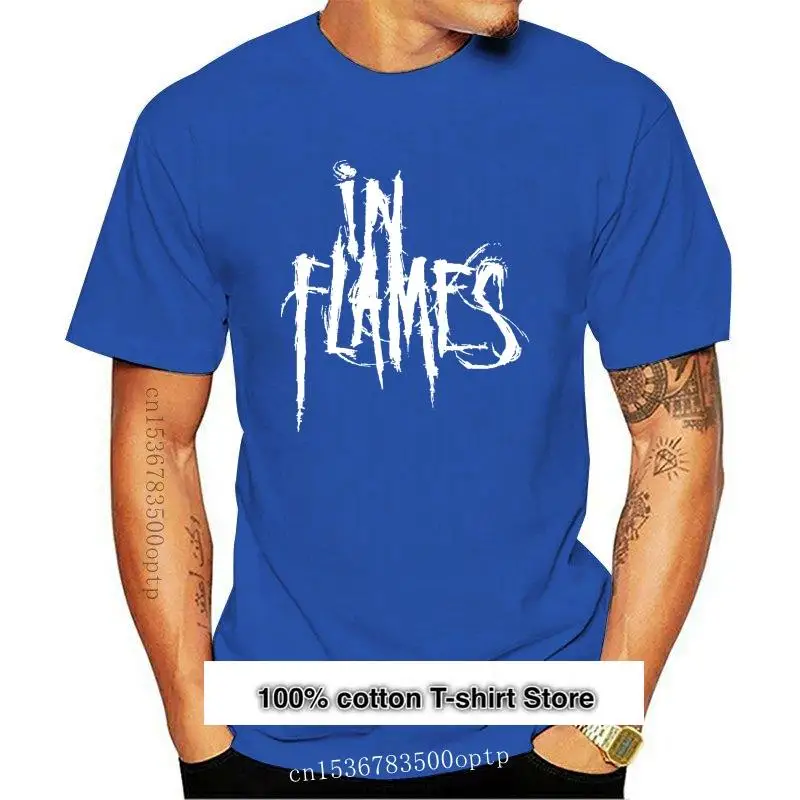 

Camiseta de New In Flames, Bando de metal pesado sueco, camiseta negra