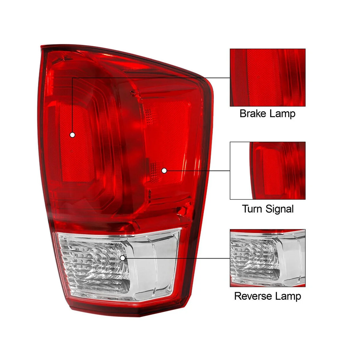 1 шт. Автомобильная галогенная задняя лампа в сборе RH для TOYOTA TACOMA 2016 л 2017