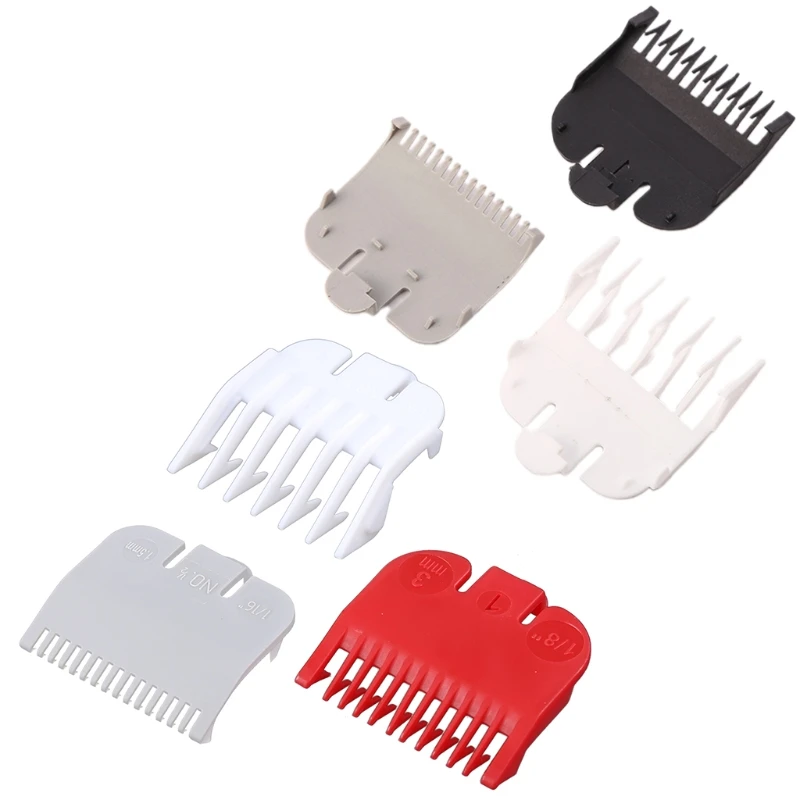 

Q1QD 3pcs 1.5mm 3mm 4.5mm Barber Shop Styling Guide Comb Hair Trimmer Clipper