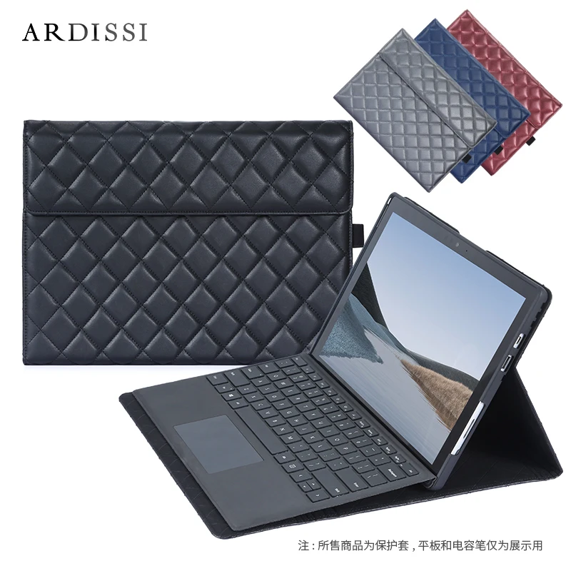

Чехол из ПУ кожи для Microsoft Surface Pro 8 7 6 5 4 X Plus Go 1 2 3