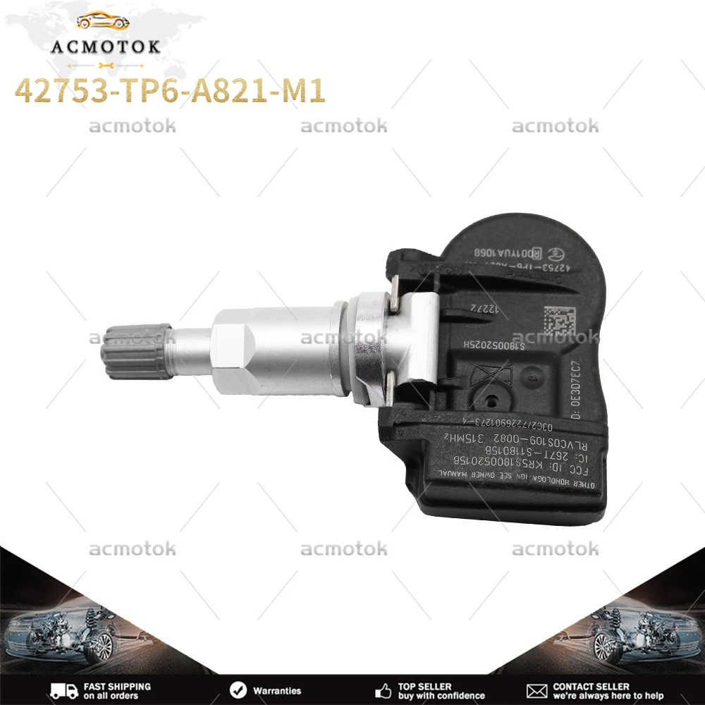 Система контроля давления в шинах 42753-TP6-A821-M1 42753TP6A82, 4 шт.