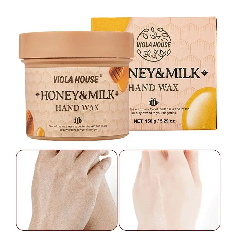 

Honey Milk Nourishing Hand Wax Hydrating Moisturizing Hand Film For Exfoliation 150g Exfoliation Hand Cream Moisturizing Hand