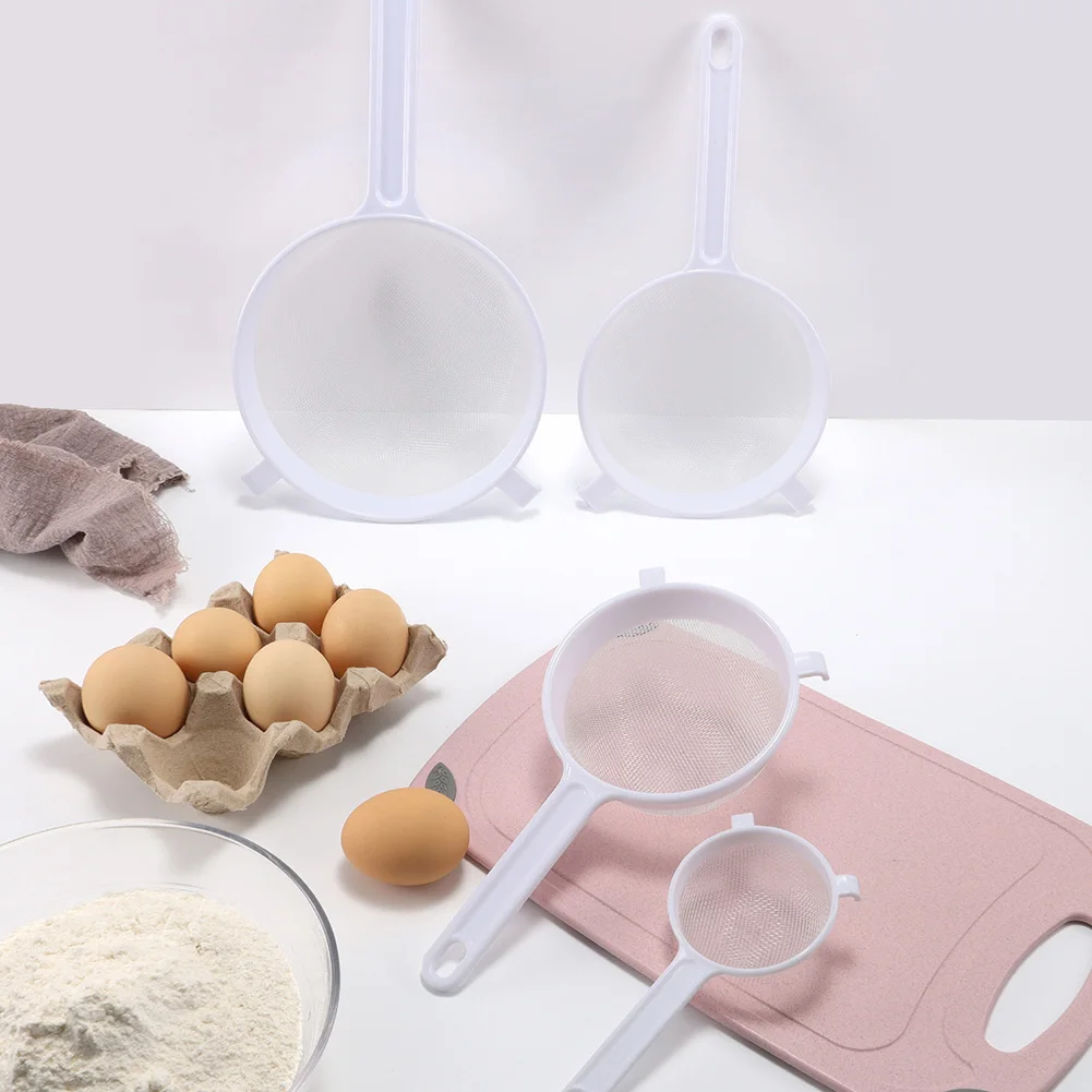 

Сито для муки, многоразовое сито из пластиковой сетки, кухонные аксессуары