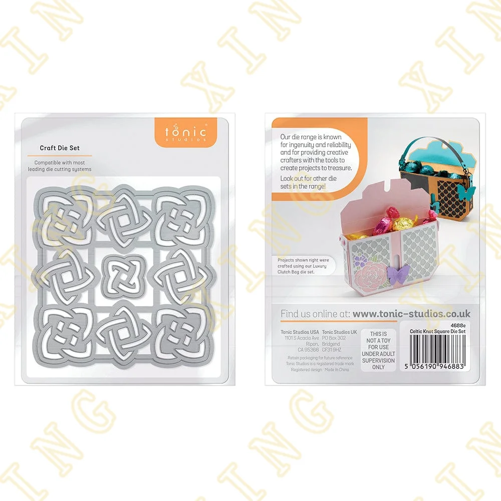 

Hot Sale Celtic Knot Square Reuseable Metal Cutting Dies Scrapbook Diary Decoration Stencil Embossing Template Diy Card Handmade