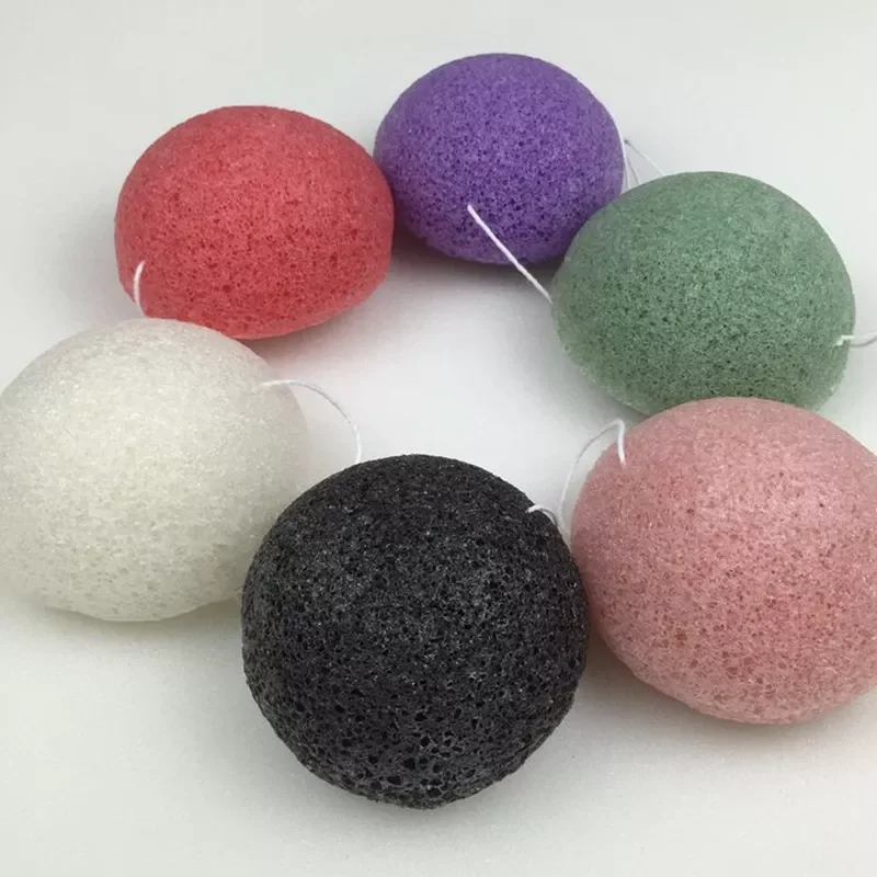 

NEW Exfoliator Cleanse Konjac Sponge Natural Konjac Konnyaku Puff Face Wash Cleaning Sponge Esponja Maquiagem Makeup Konjac