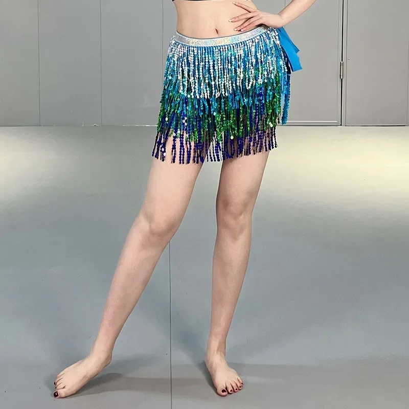 Индивидуальный костюм для танца живота поясная цепочка индийский богемный шарф