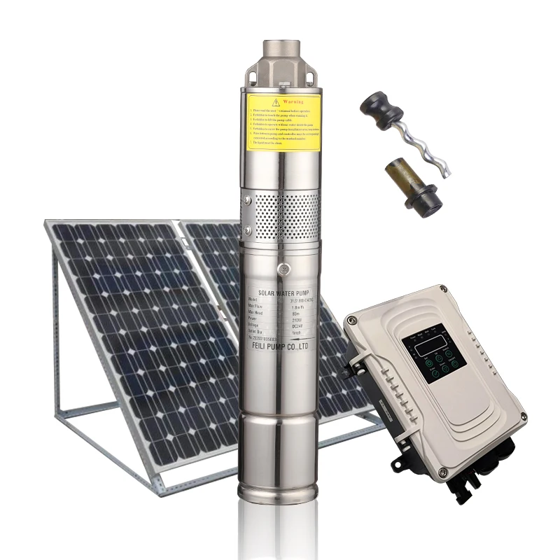 

750w solar pump system for agriculture irrigation 48v deep well pumps for borehole submersible solar pump 48volts dc