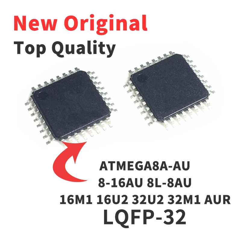 

ATMEGA8A-AU 8-16AU 8L-8AU 16M1 16U2 32U2 32M1 QFP32 AUR Chip IC абсолютно новый оригинальный