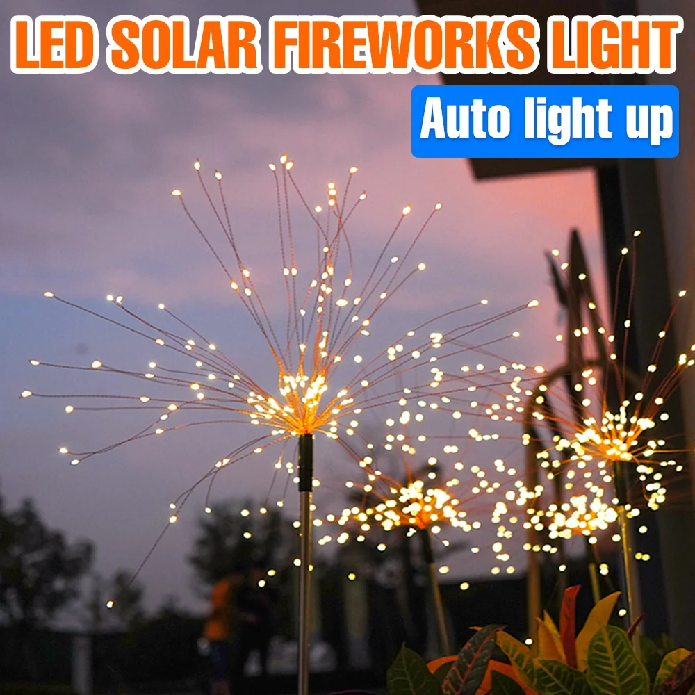 Светодиодные Фейерверки На Солнечной Энергии Устойчивые К Ультрафиолетовому