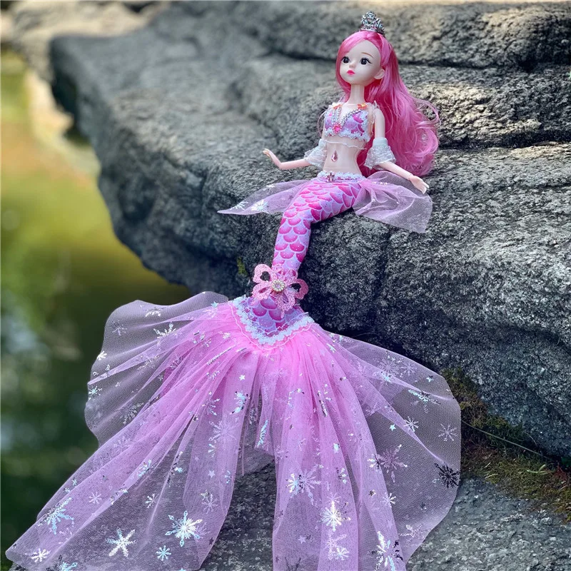 Новая мода 30 см Bjd кукла 13 шарнир подвижная 1/6 Свадьба Русалка Кукла 3D глаз одежда