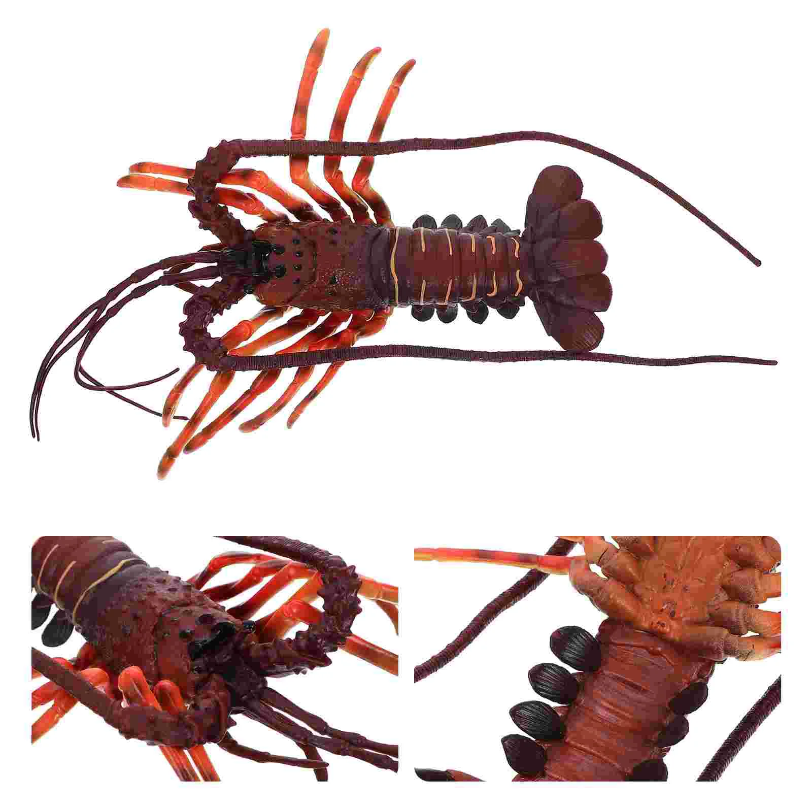 

Artificial Simulated Lobster Ornaments Seaside Mini Plastic Animals Seafood Restaurant Prop Fake Toy