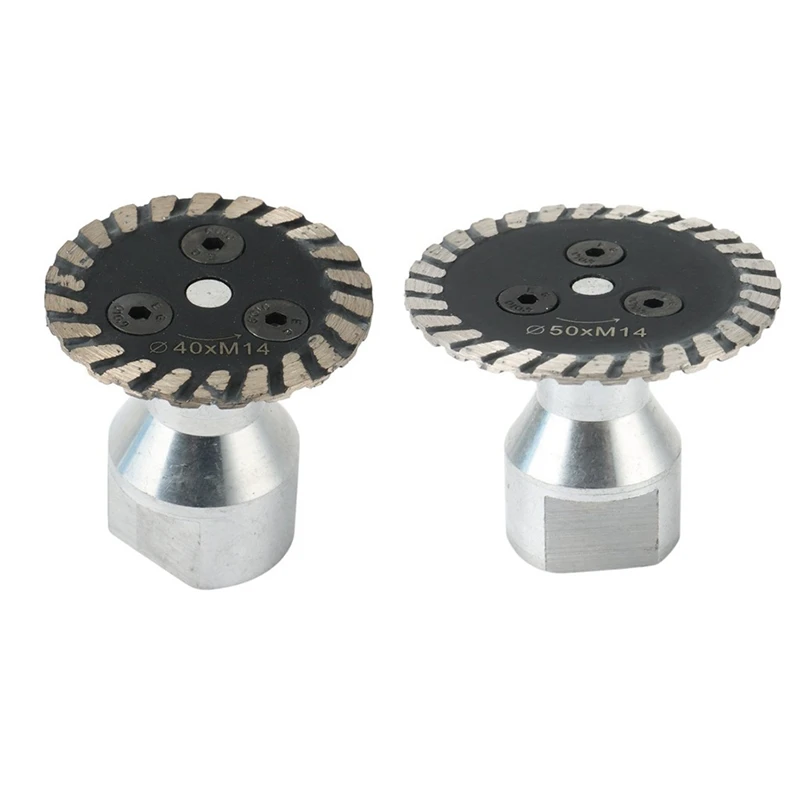 

New-40/50MM M14 Thread Removable Flange Diamond Carving Grinding Saw Blade Disc For Marble Concrete Granite Stone Tile