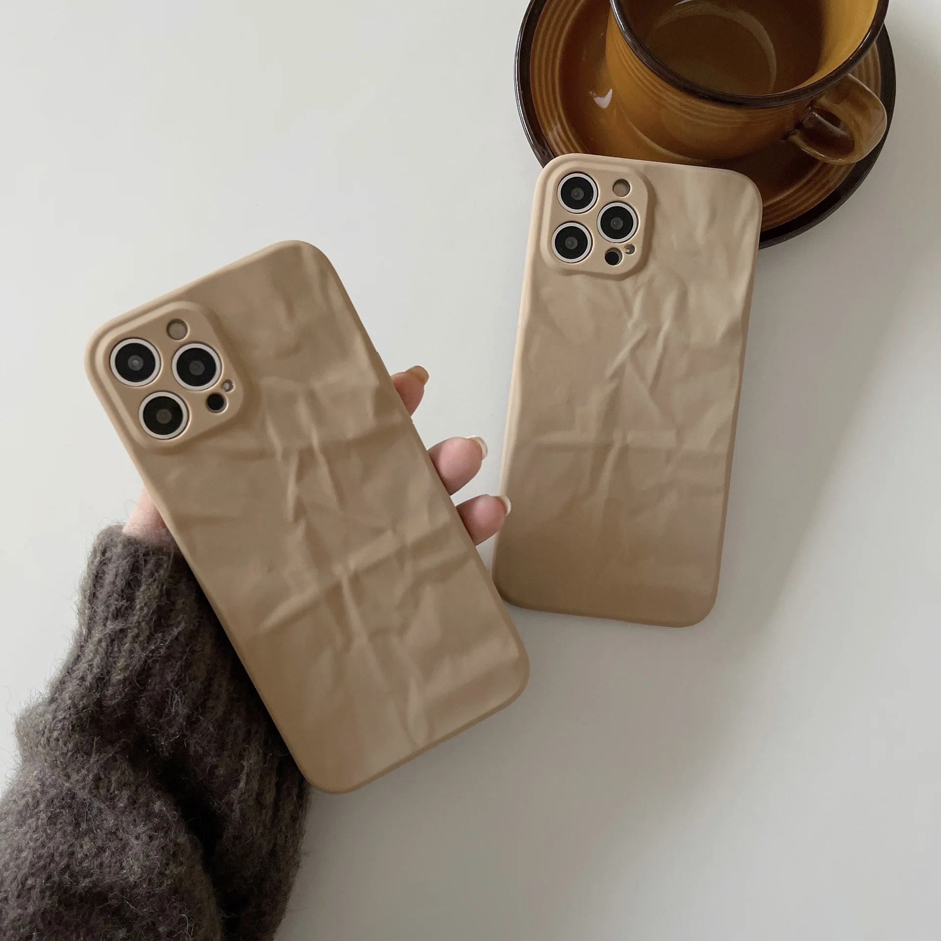 

Роскошный защитный чехол для iPhone 13 12 11 Pro Max Xs Max XR 7 8 Plus, чехол для iPhone 13 Pro, защита объектива, складки