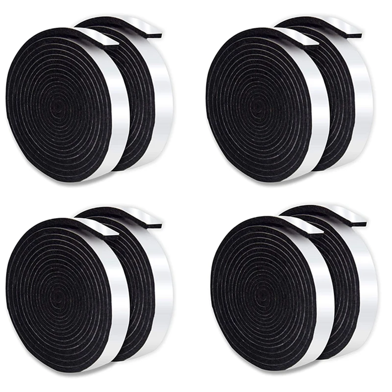 

BBQ Smoker Gasket Self Stick Grill Tape High Temp Grill Seal Self Stick Gasket 8 Pack