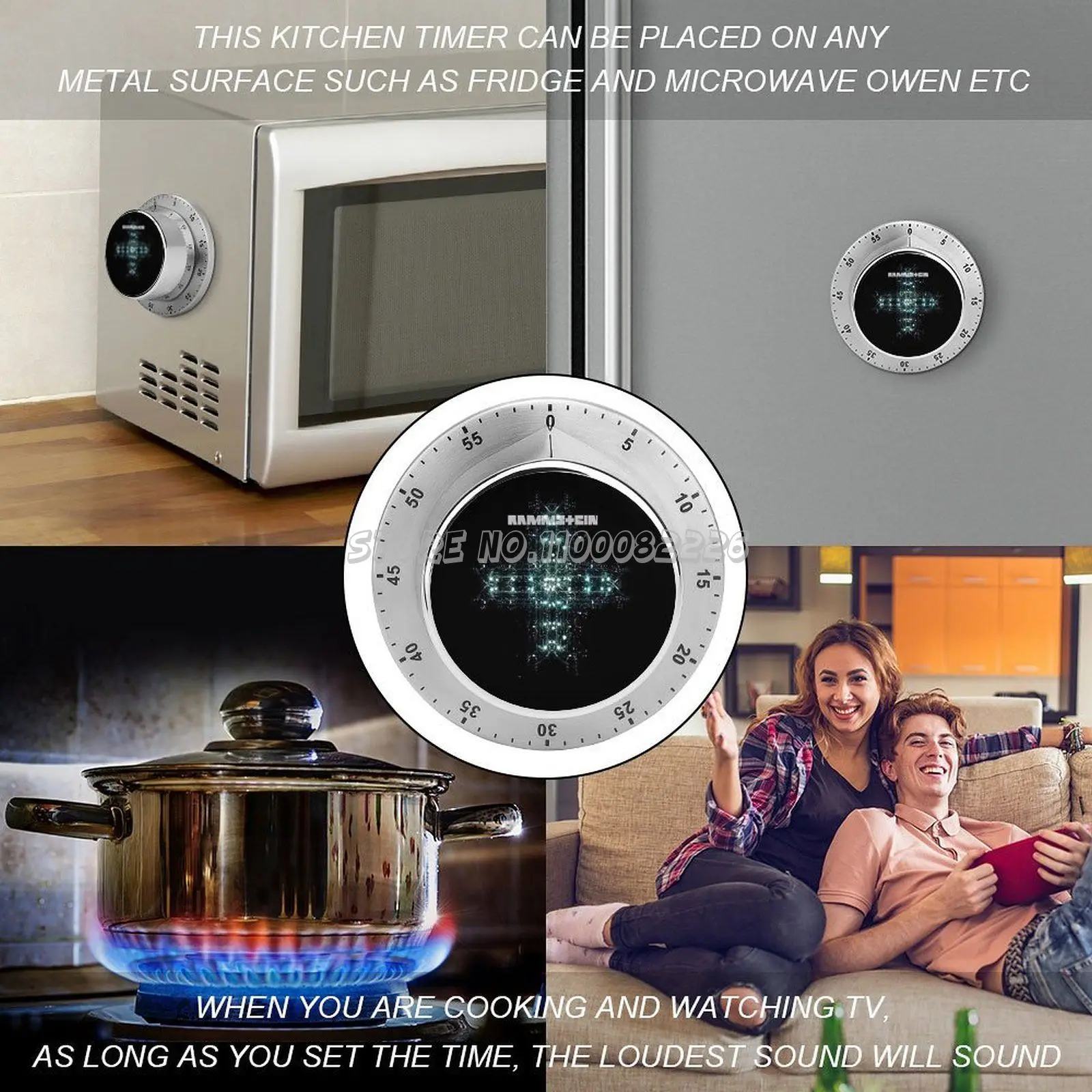 Таймер Rammstein кухонный механический таймер обратный отсчет |