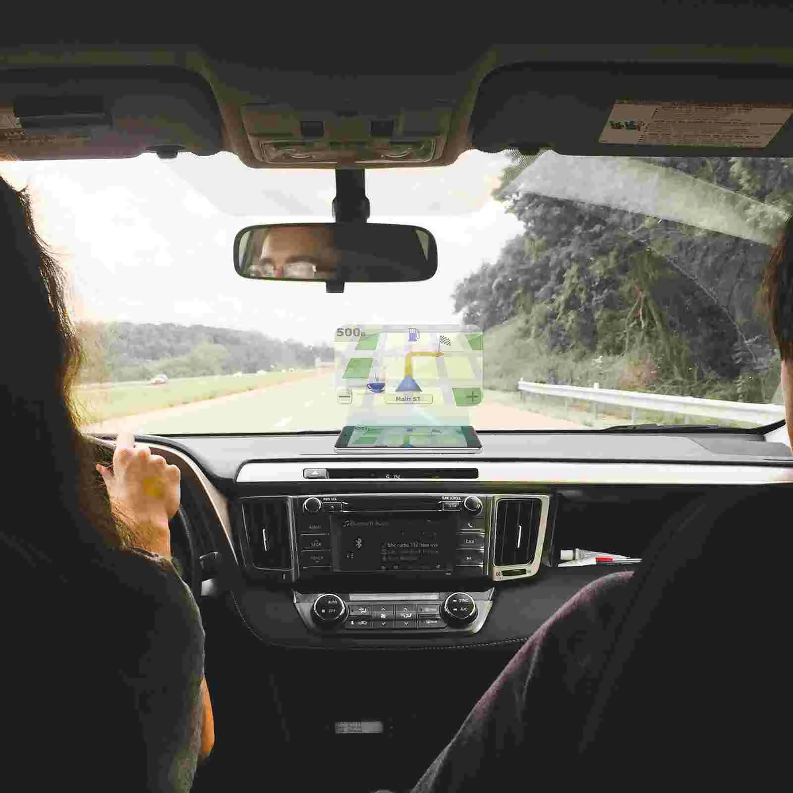

2 Pcs Hud Car Reflective Film Protective Screen Head Display Head-Up Windscreen