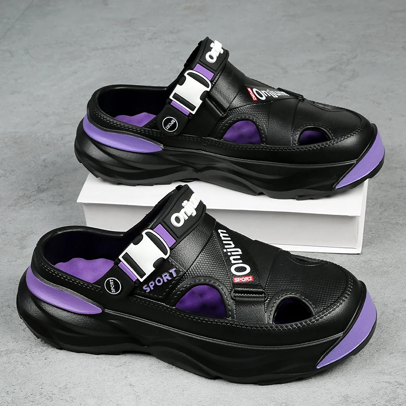 Мужские массажные сандалии удобные пляжные тапочки толстая Мягкая Повседневная