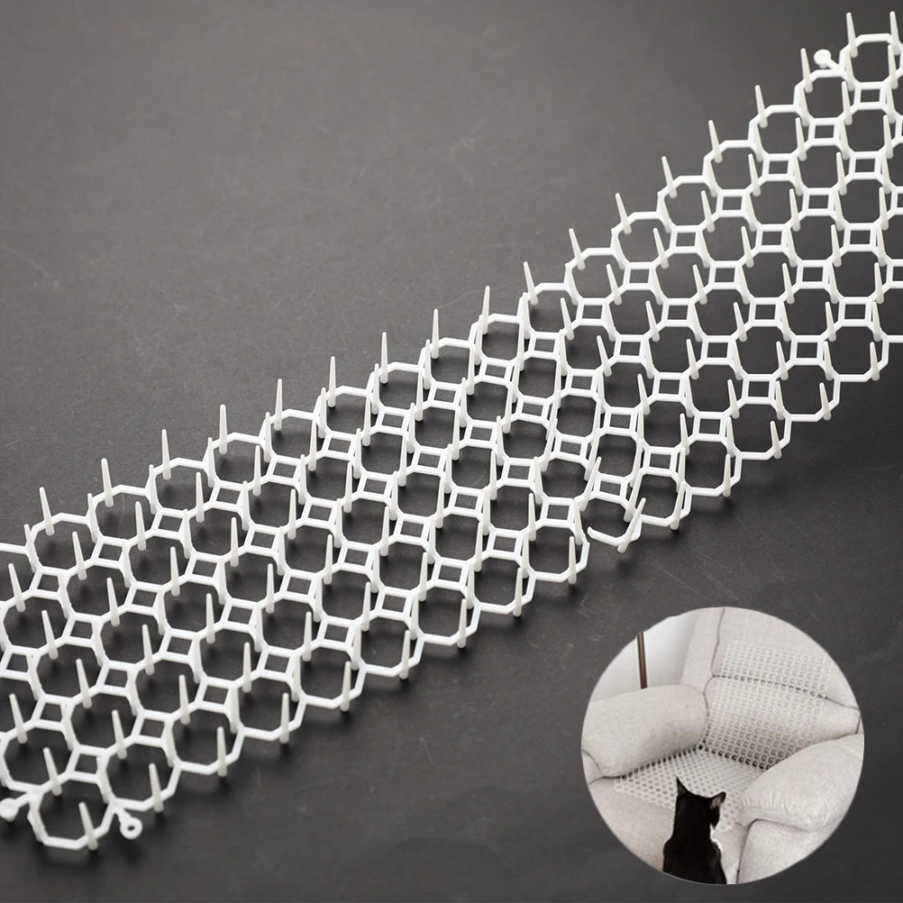 

1Pcs 13cmx49cm Garden Prickle Strip Dig Stop Cat Repellent Deterrent Mat Spike Portable Anti-Cat Dog Outdoor Garden Supplies