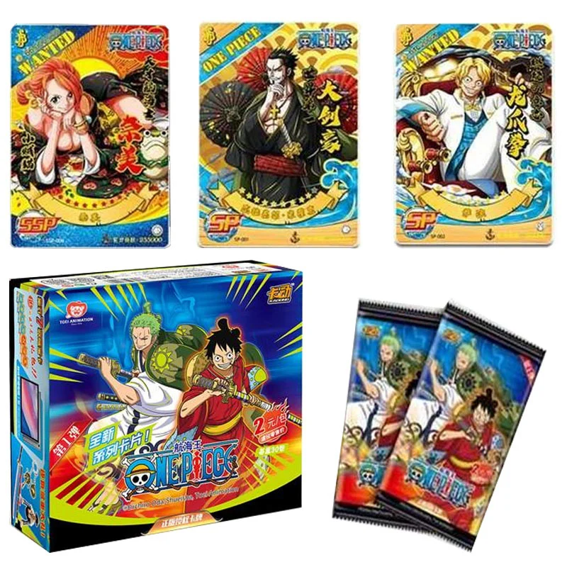 

150pcs One Piece Card Booster Box Great Pirate Era Luffy Nami Anime Peripheral Collection Card Game Toy Card