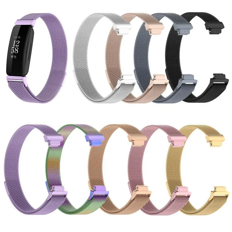 

Stainless Steel Magnetic Loop Strap for Fitbit Inspire 2/ace 3 Band Replacement Bracelet For Fitbit Ace 3 Smart Wristband Correa