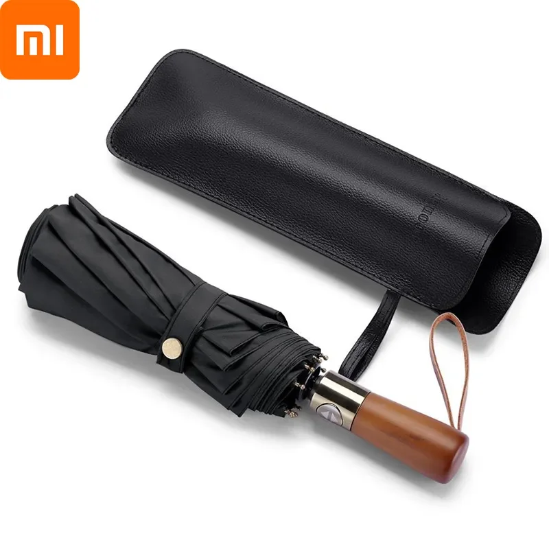 

NEW2023 Luxury Automatic Business Umbrella For Men Anti-UV Parasol Beach Umbrella Portable Foldable Car Windproof Rain Umbrella