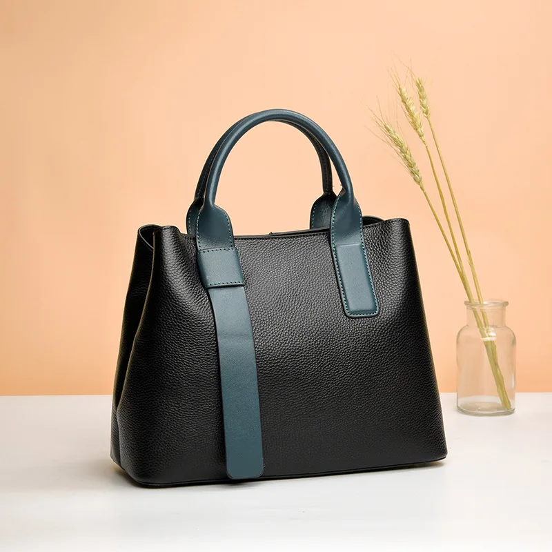 

Вместительные универсальные сумки-тоуты через плечо, большая сумка, женская модная сумочка из натуральной кожи высокого качества, дизайнер...