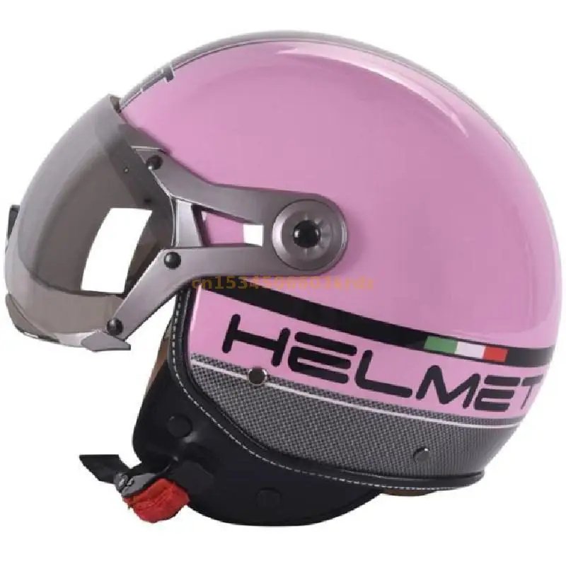 

GXT-288 High quality leather retro For Harley motorcycle 3/4 protective helmet, DOT ECE certified rally and kart helmet