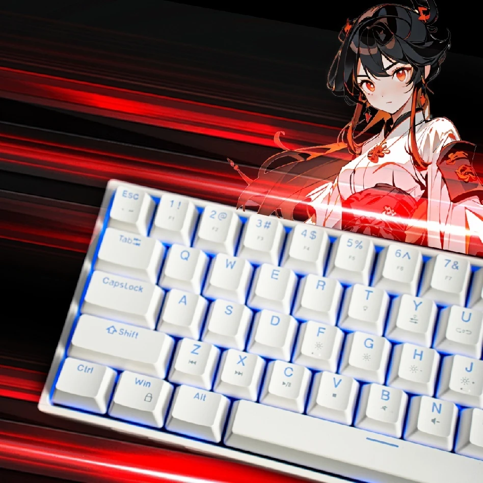 METAPHYUNI X68 Проводной магнитный переключатель Механическая клавиатура в режиме Singel