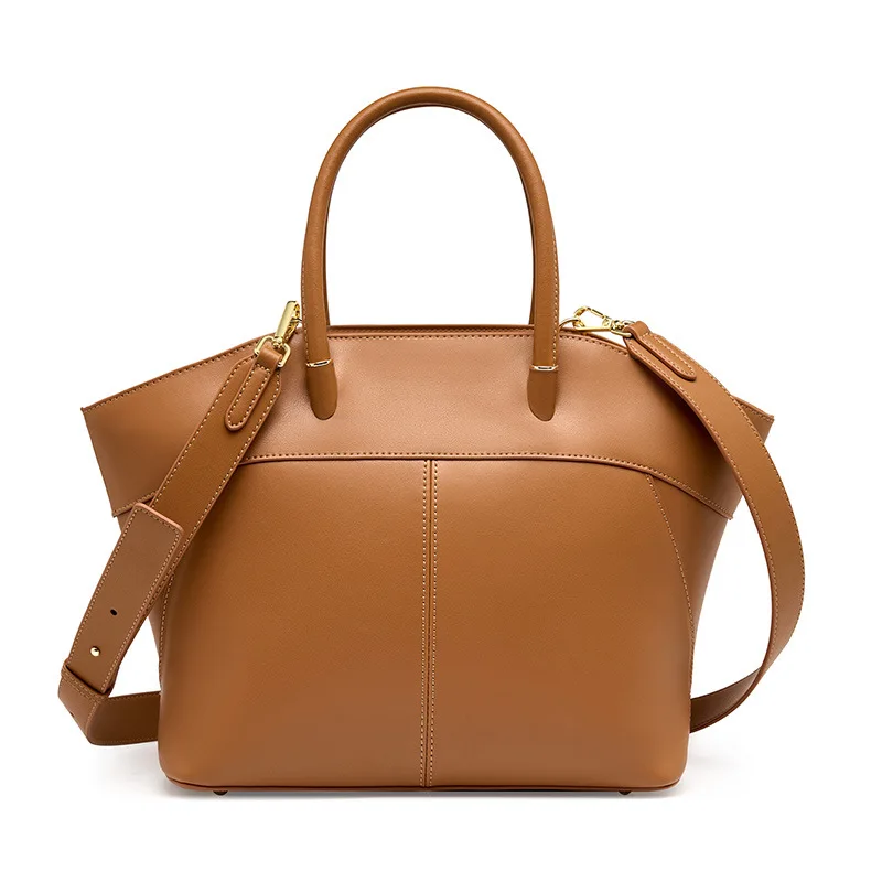 2023 new niche commuter handbag large capacity diagonal cross bag leather temperament Tote bag