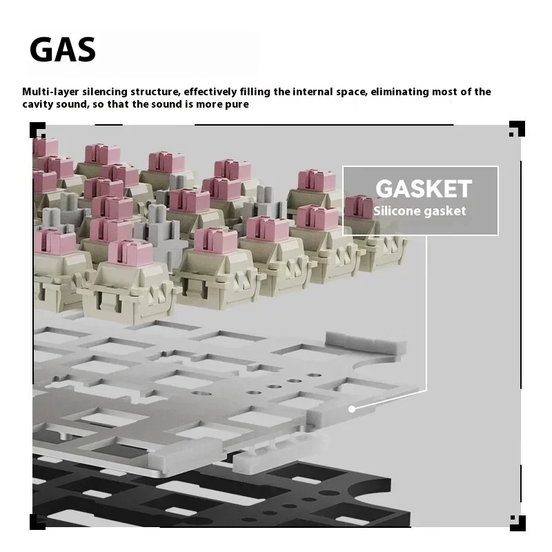 Механическая клавиатура VGN A75 с магнитным переключателем проводная горячей