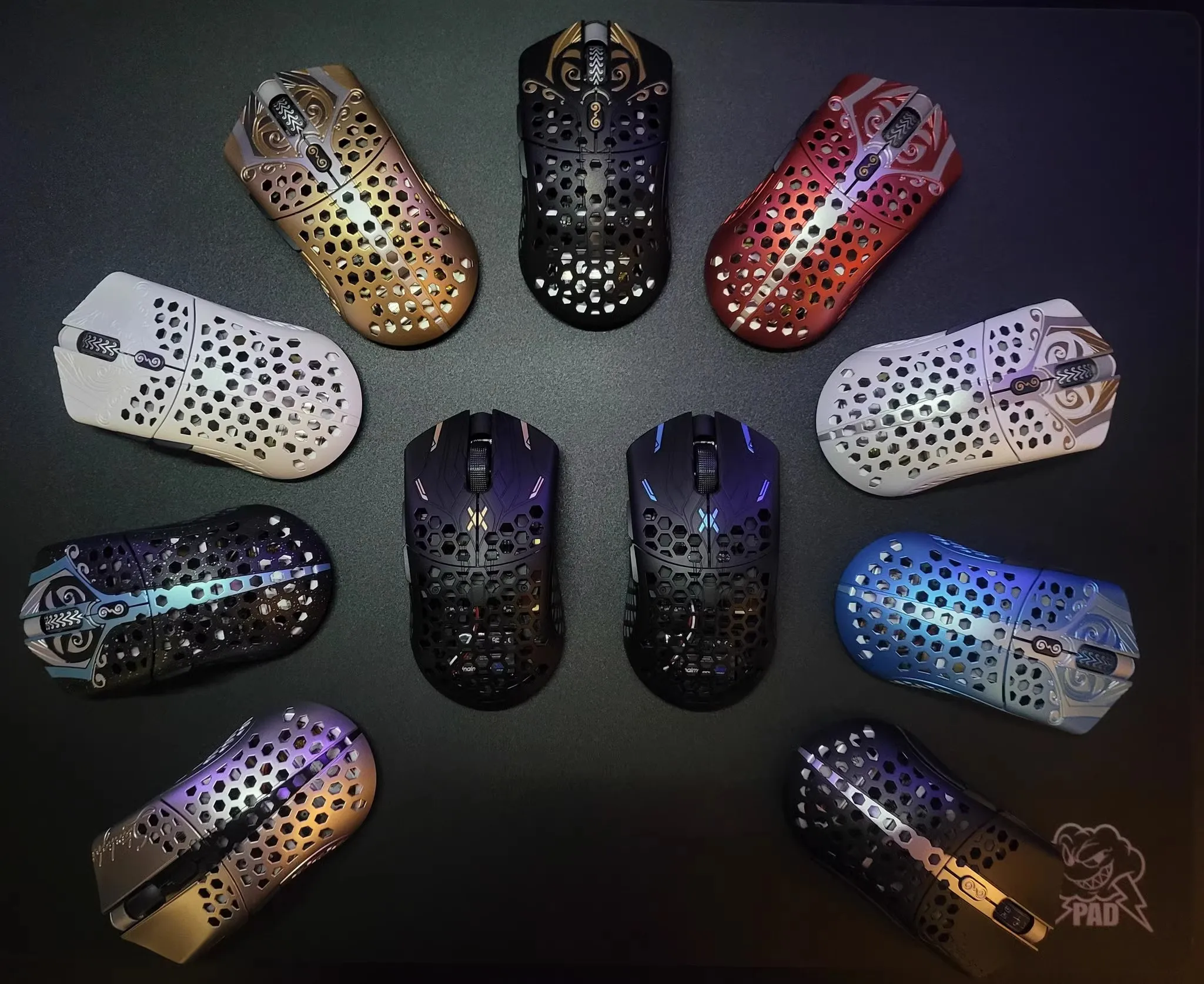 Игровая мышь Finalmouse Ulx-Pro 2 мыши 4 ГГц беспроводная 8k Omron Switch Paw3395 29g легкая геймерская