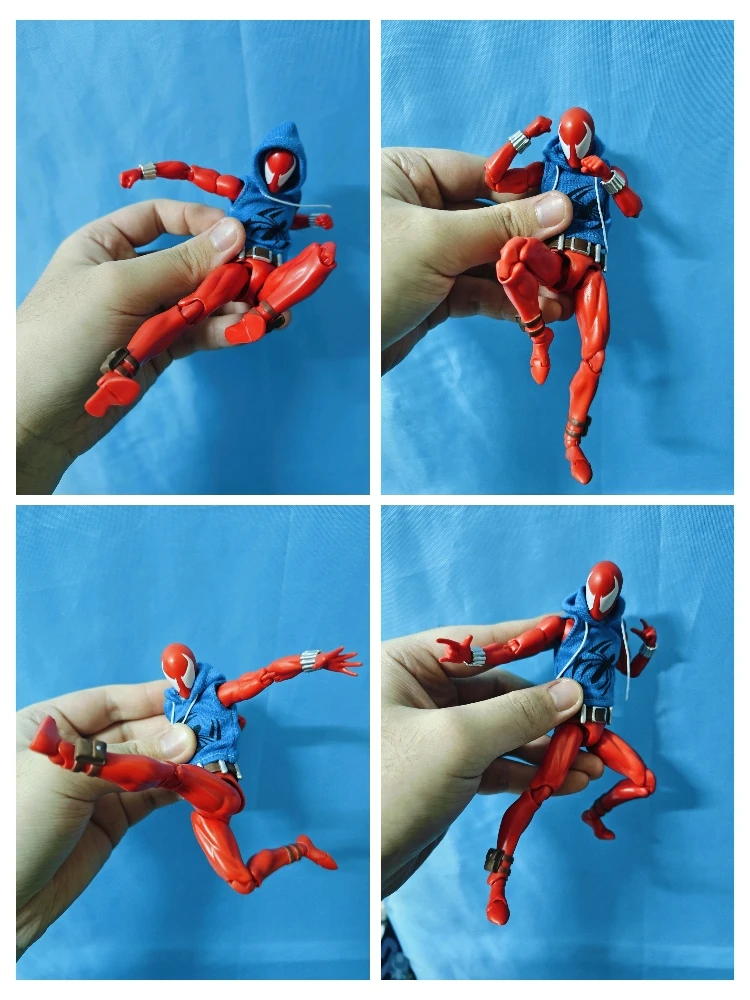 Фото Фигурка Ct Toys Scarlet Spider Mafex 186, фигурки Бен Рейли, версия комиксов. Аниме-коллекция Человека-паука, модель Ko, игрушка на заказ, подарок №3