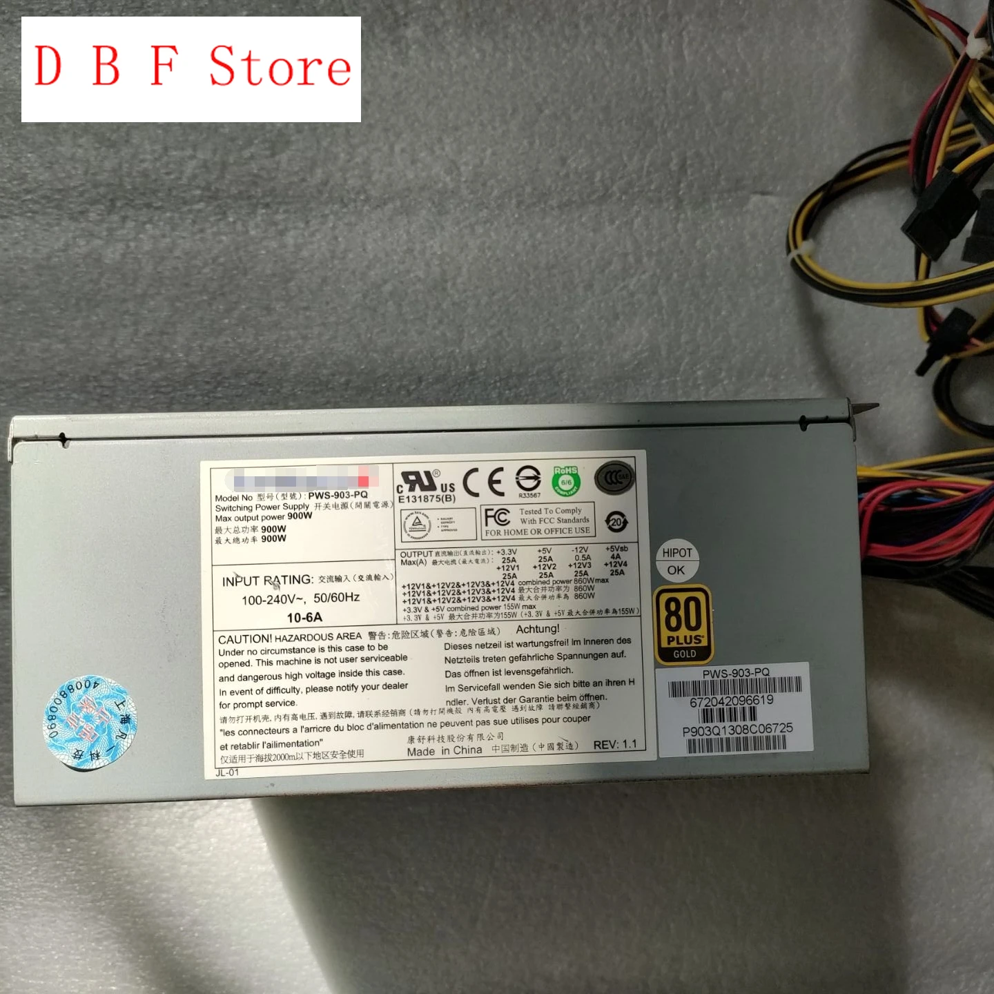 

900W Switching Power Supply FOR Supermicro PWS-903-PQ Power Supply Module
