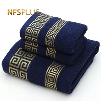 100 cotton towel set for bathroom 2 hand face towel 1 bath towel for adults 3 solid colors terry washcloth sports travel towels