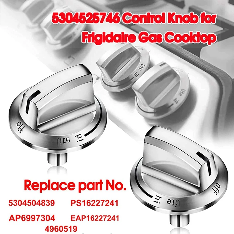 5304525746 Ручки газовой плиты для Frigidaire 5304504839 Ручка детали аксессуары ручка